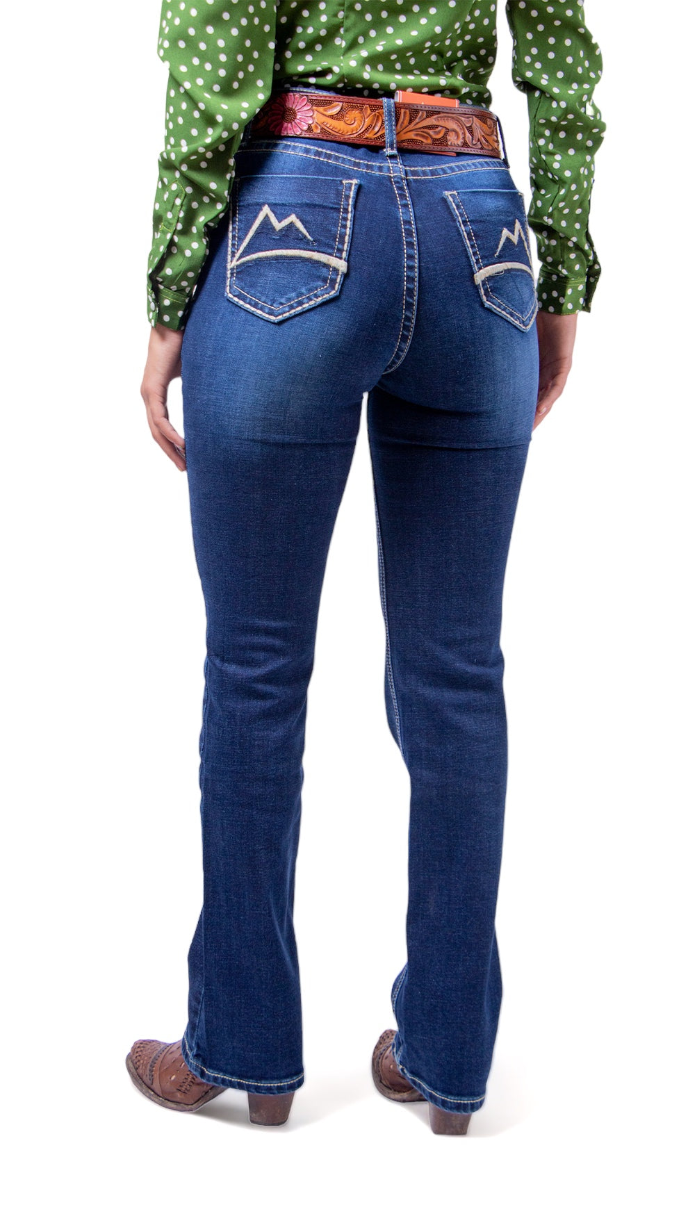 DA ICY DENVER DM028 HIGH RISE STRAIGHT JEANS SPACE