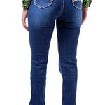 DA ICY DENVER DM028 HIGH RISE STRAIGHT JEANS SPACE