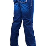 CA DENVER JH004 COWBOY CUT JEANS DARK BLUE