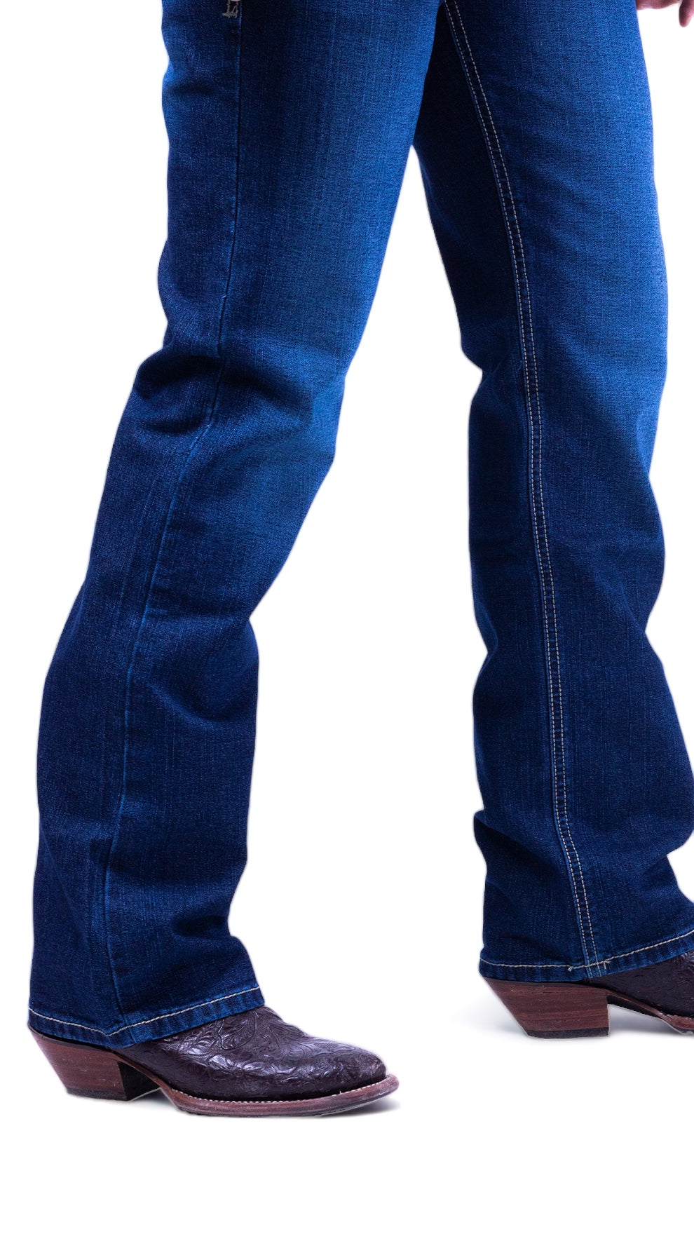 CA DENVER JH004 COWBOY CUT JEANS DARK BLUE