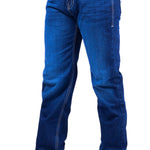 CA DENVER JH004 COWBOY CUT JEANS DARK BLUE