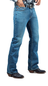 CA DENVER JH005 COWBOY CUT JEANS BLUE